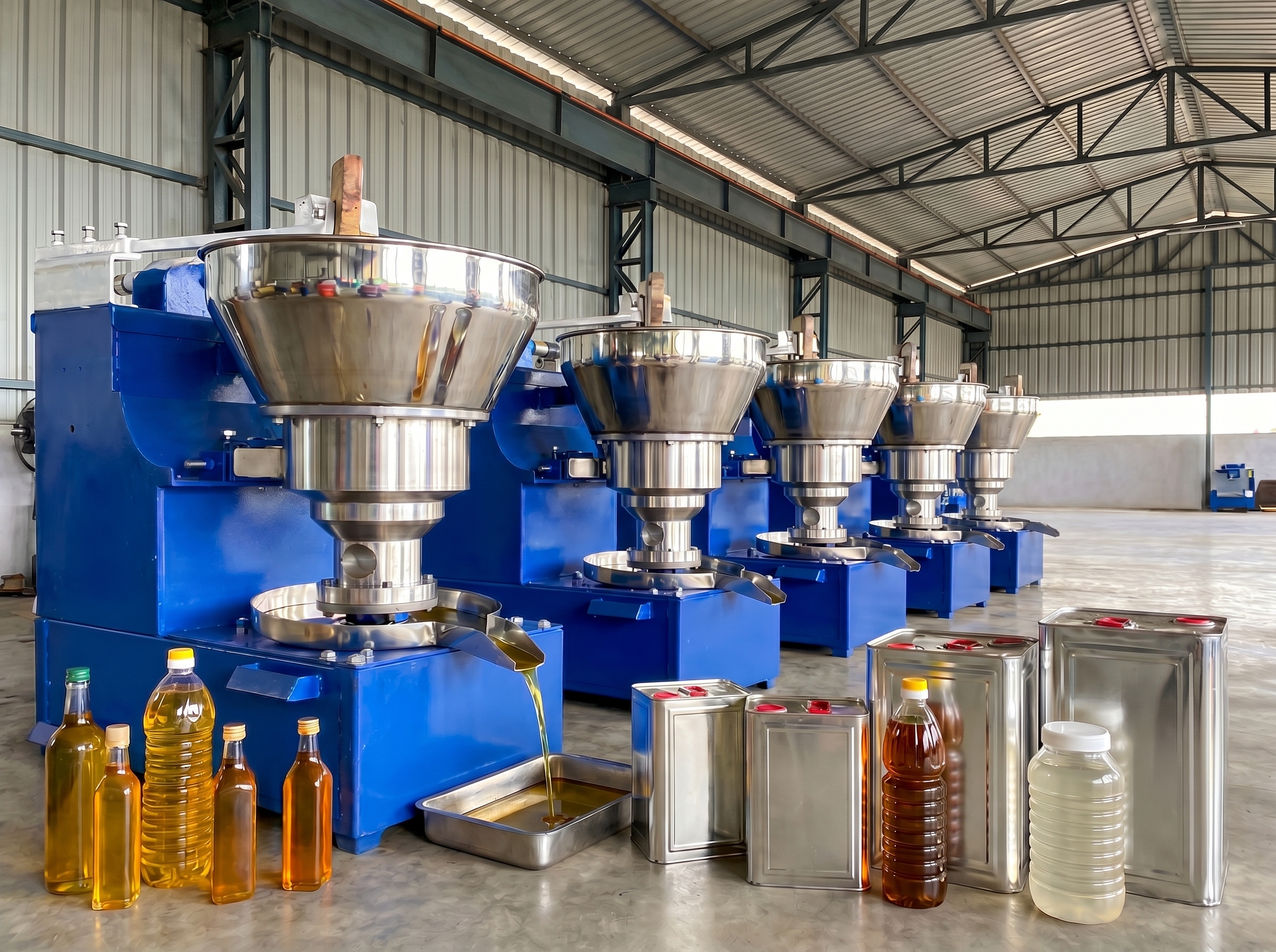 Wood pressed oils with ghani machines